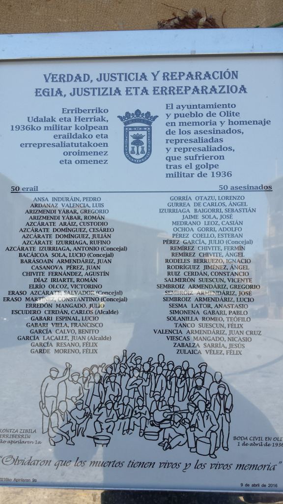 Olvidaron que los muertos tienen vivos y los vivos memoria