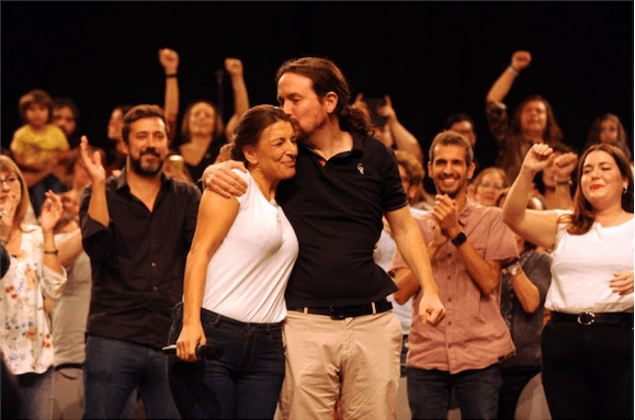 La izquierda y el piolet